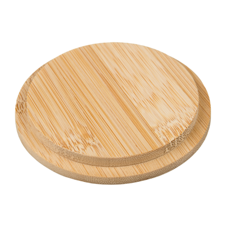Bamboo wood lid for mug - sublimation (set of 10 pieces)