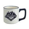 330 ml Cream mug matte handle and rim navy blue