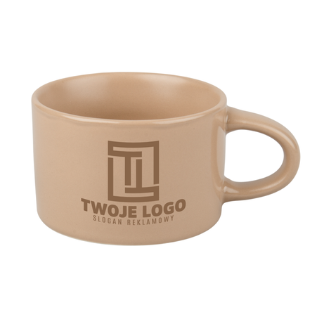 200 ml cup Macaroon brown