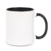 Combo white mug - handle and inside black - half pallet 432 pcs.
