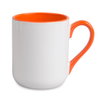 Coffee mug 330 ml Combo - handle and inside orange carton 36 pcs.