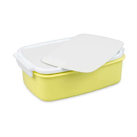 Pudełko na lunch/śniadanie do sublimacji - żółte