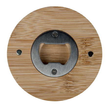 Bamboo opener for sublimation - diameter 8.0 cm (set of 10 pieces)