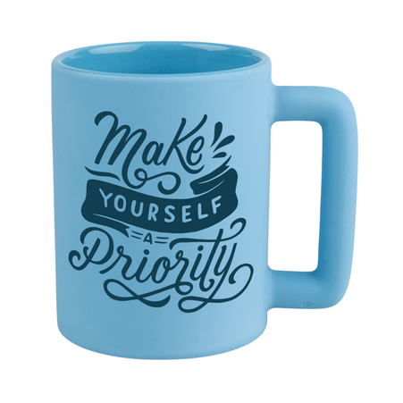 Mug 440 ml matte Leo blue carton 36 pcs.