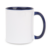 Combo white mug - navy blue inside and handle - half pallet 432 pcs.