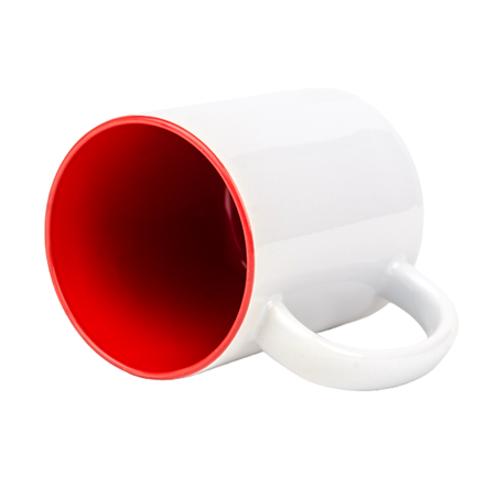Mug white Standard - inner red half pallet 432 pcs.