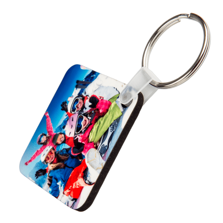 MDF 4MD square key ring 50x50 mm (one-sided) - 10pcs