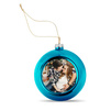 Christmas tree bauble - blue 85 mm for sublimation