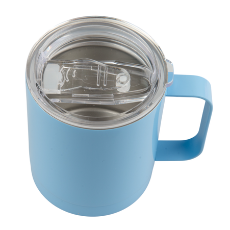 Steel mug 330 ml light color blue
