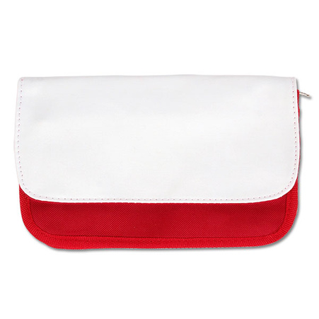 Cosmetic pencil case - red