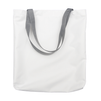 Shoulder bag white 38x40 cm - handle gray (set of 10pcs.)