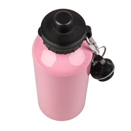 Aluminiowa butla 600 ml Sport - różowa komplet 5 szt