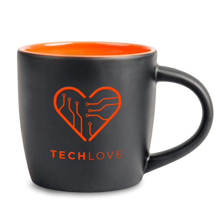 Boston mug for engraving matte black - inner orange carton 36 pcs.