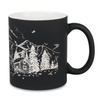 Mug rubberized surface - black