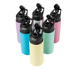 Aluminum bottle 600 ml Active Flip Top - purple set of 5 pcs.