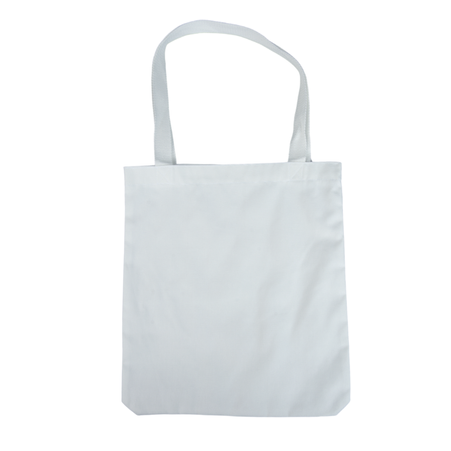 Torba na ramię biała 36,5x33,5 cm - uchwyt biały (komplet 10 sztuk)