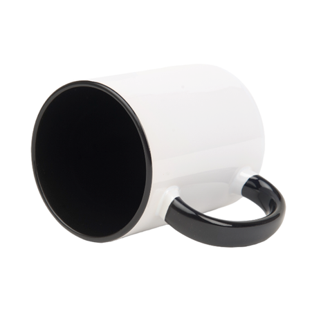 Mug white Combo Standard - handle and inner black carton 36 pcs.