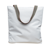 Shoulder bag white 38x40 cm - color handle