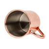 Steel mug 330 ml copper color narrow