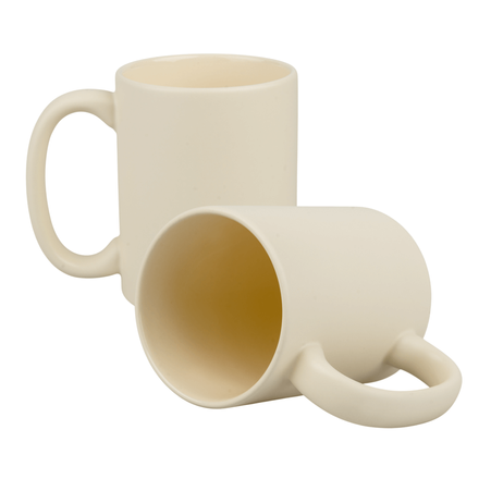 Kubek 440 ml Lento matowy kremowy