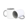 Combo white mug - gray inside and handle - half pallet 432 pcs.