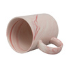 Marbled mug pink carton 36 pcs.