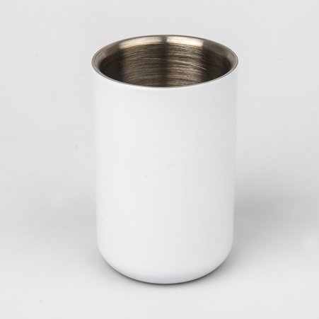 Kubek 500ml termiczny stalowy biały