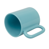 Mug light color ear oval blue carton 36 pcs.