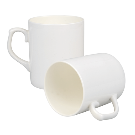 Parma 330 ml white porcelain mug