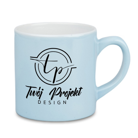 Kubek light kolor mini błękitny z kartonikiem