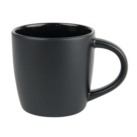 Boston mug for engraving matte black - inner black