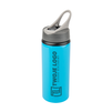Active aluminum bottle with mouthpiece 650 ml - blue