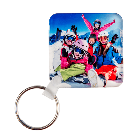 Brelok akrylowy 4MD kwadratowy 50x50 mm (jednostronny) - 10szt