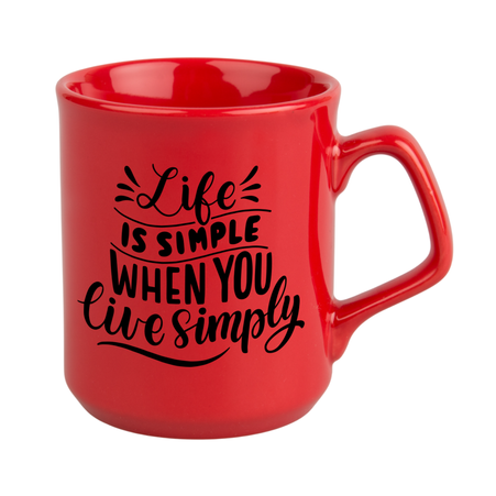 Kubek Sparta 300 ml - czerwony