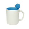 Mug white - glittery blue inside, carton 36 pcs.
