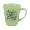 Latte cup small light color green - matte carton 36 pcs.