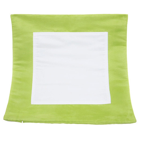 Poszewka 40x40 zamsz - komplet 6 kolorów (brąz, zielona, czerwona,błękitna, żółta, szara)