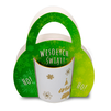 Package / cup holder - pattern holidays green