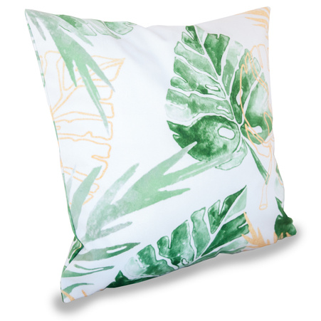 Photo soft cover - pattern Leaves on white