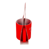 Package / cup holder - red holiday pattern