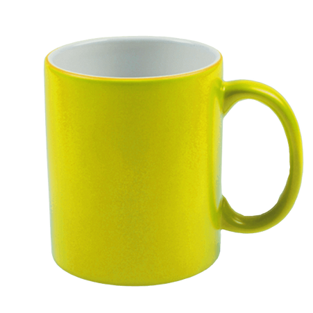 Neon mug - yellow