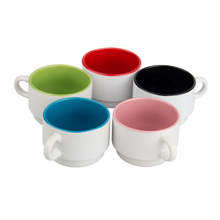 Solo 170 ml cup inner light blue