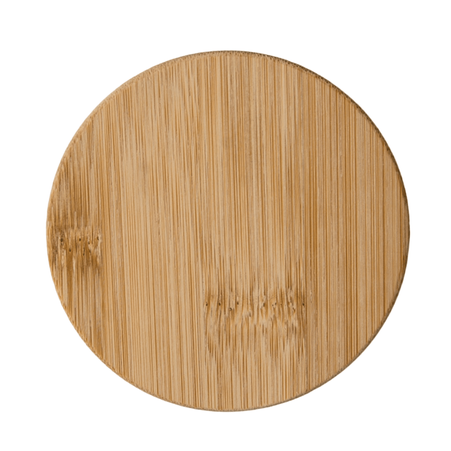 Ceramic jar with bamboo lid