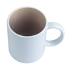 Pavo white mug - inner gray beige