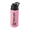 Aluminum bottle 600 ml Active Flip Top - pink set of 5 pcs.