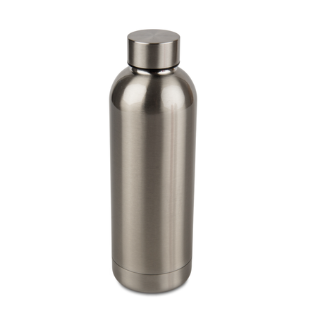 Steel sports bottle 500 ml silver set of 5 pcs.