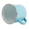 Steel mug - enamel 300 ml, light blue