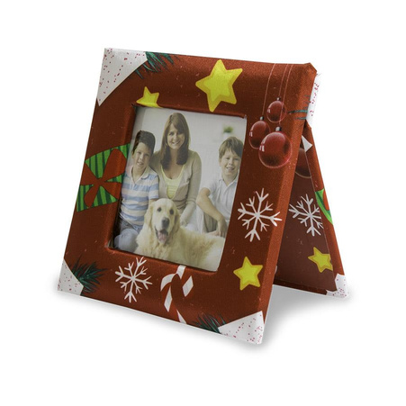 Cardboard frame /canvas texture/ 10x10 cm (pattern 9191)