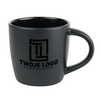 Boston mug for engraving matte black - inner black