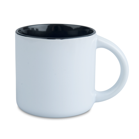 Kubek biały 400 ml szeroki - środek czarny karton 36 szt.